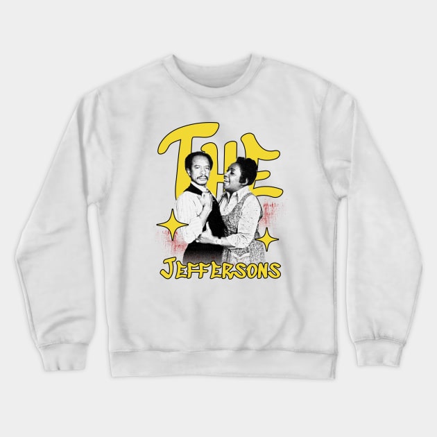 The Jeffersons 80s Tv Retro Crewneck Sweatshirt by Mandegraph